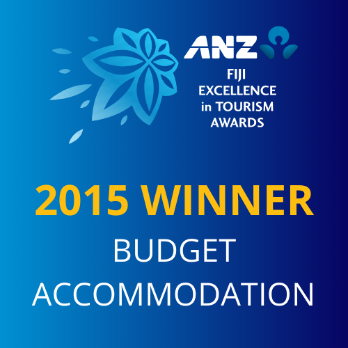 2015 Winner Budget Accommodation Fiji Excellence in Tourism Award