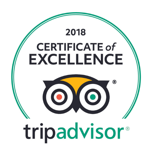 2018 Tripadvisor Certificate of Excellence